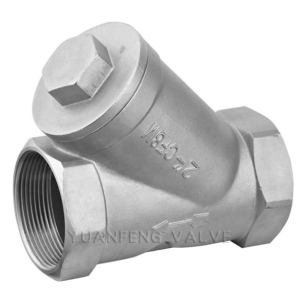 Stainless Steel Screw Thread Y-Strainer