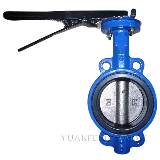 One Shaft With Pin Wafer Type Butterfly Valve