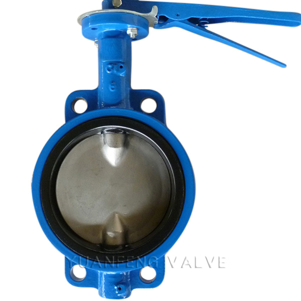Two-Piece Stem Wafer Type Butterfly Valve