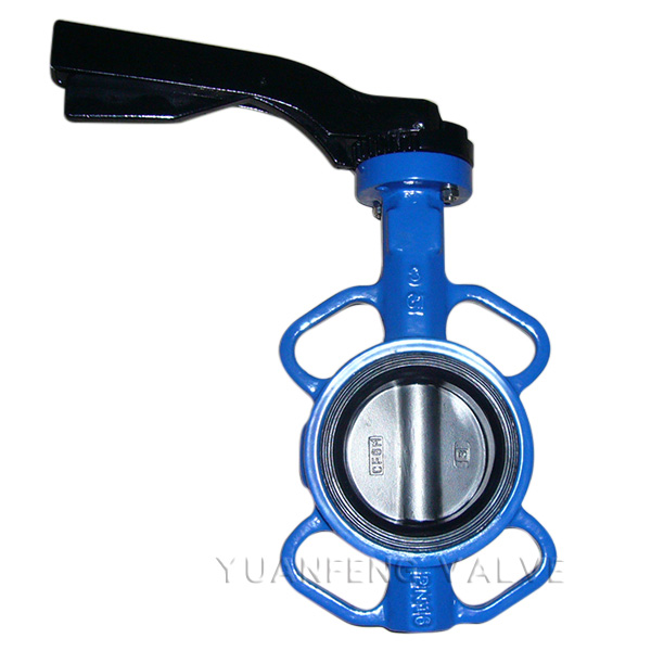 Aluminum Handle Lever Wafer Butterfly Valve