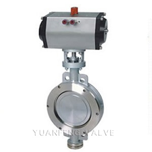 Pneumatic & Metal Seat Butterfly Valve