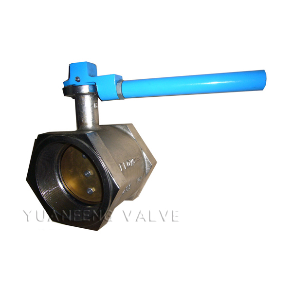 Nickel Plated Cast Iron Body Hale Butterfly Valve